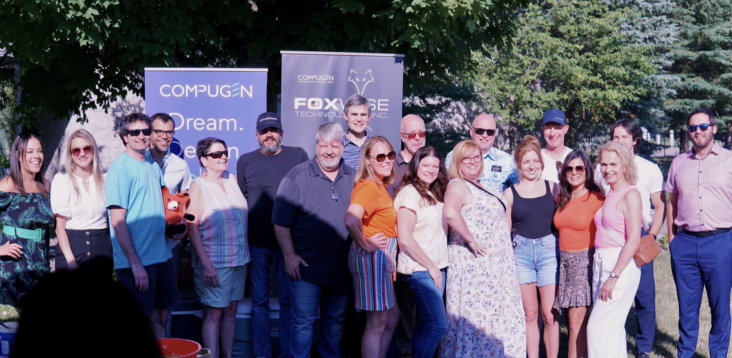 A group shot of the Foxwise team.